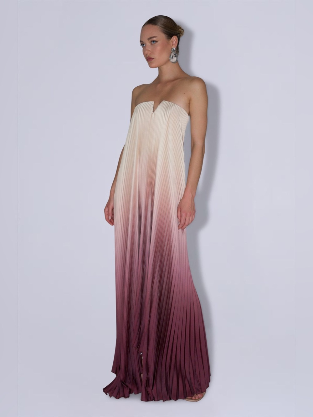 BLACK TIE GOWN in SOUFFLE by L’IDEE